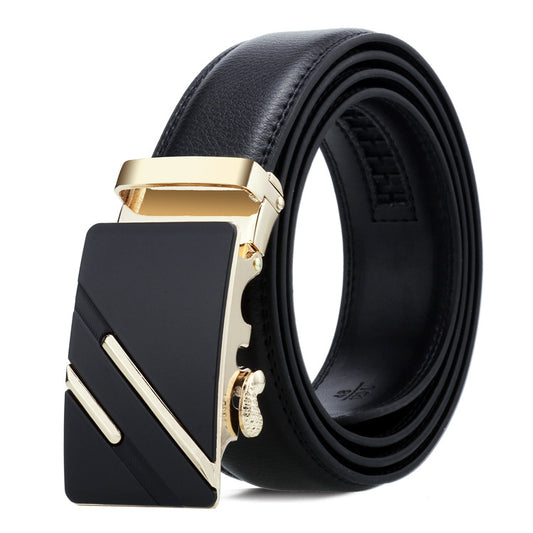 Men's Belt Automatic Buckle Business Trouser Belt