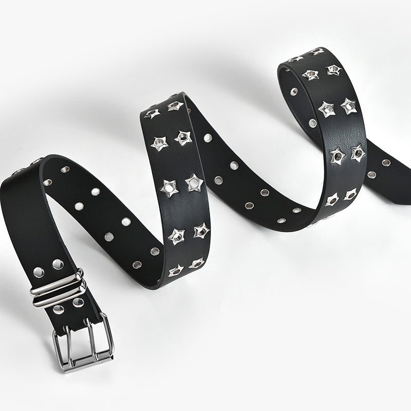 Women's Fashion Stars Decorative Double-Row Belts