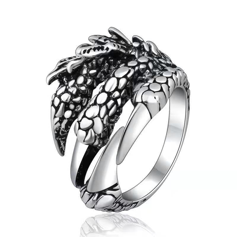 Men's Metal Retro Claw Ring