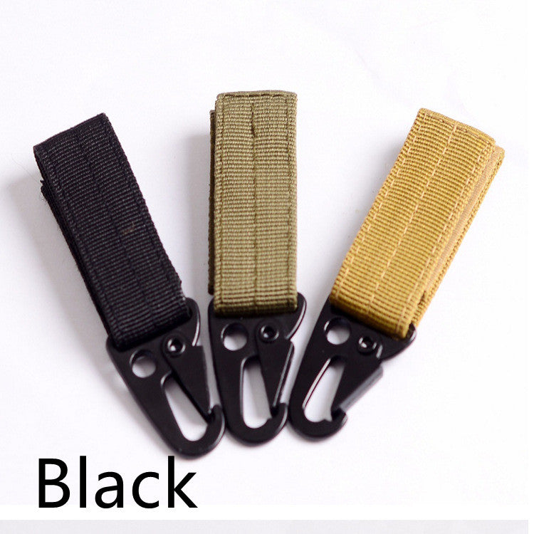 Outdoor Tactical Nylon Belt Multifunctional Carabiner