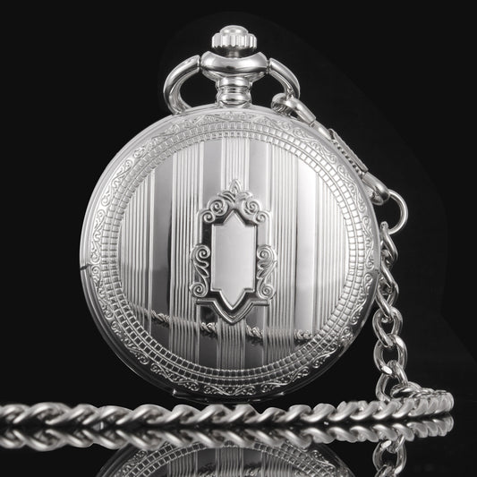 Shield Automatic Mechanical Pocket Watch Gifts For Men and Women