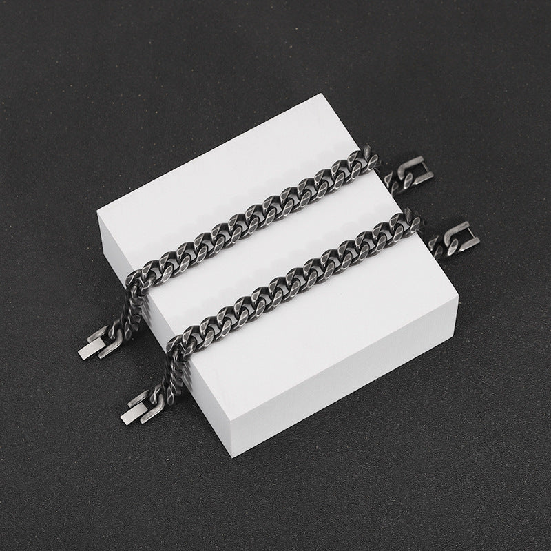 Men's and Women's Fashionable Minimalist Stainless Steel Bracelet