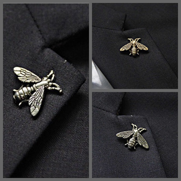 Little Bee Brooch For Men