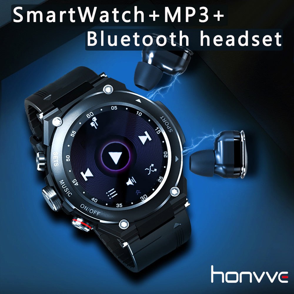 The Hot Bluetooth Headset With Two-In-One Watch