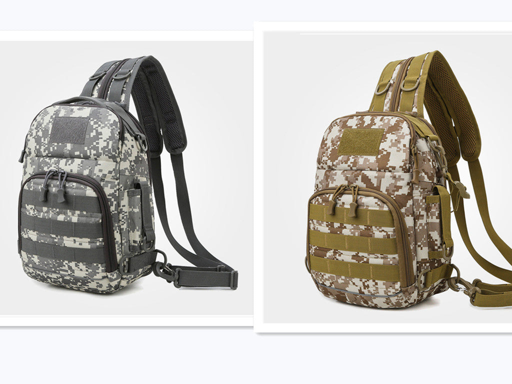 Versatile Ruia Chest Pack Tactical Camouflage Shoulders