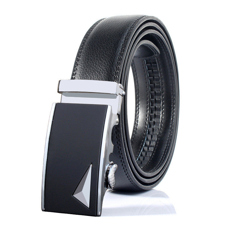 Men's Automatic Buckle Casual Leather Belt